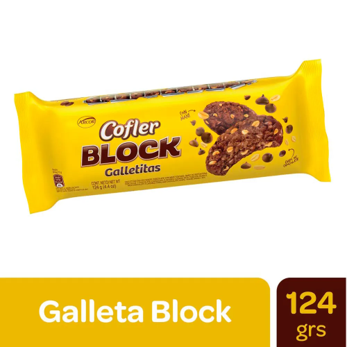 Galletita Cofler Block 124gr